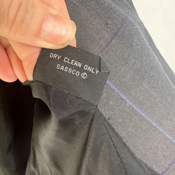 Kasper for ASL Vintage 2 Piece Skirt Suit Set-Blazer & Pleated Skirt Womens Sz 8 - Picture 11 of 12